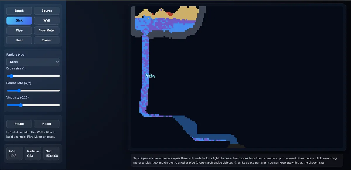 Building a React + Vite Sand/Water Sandbox - cover image