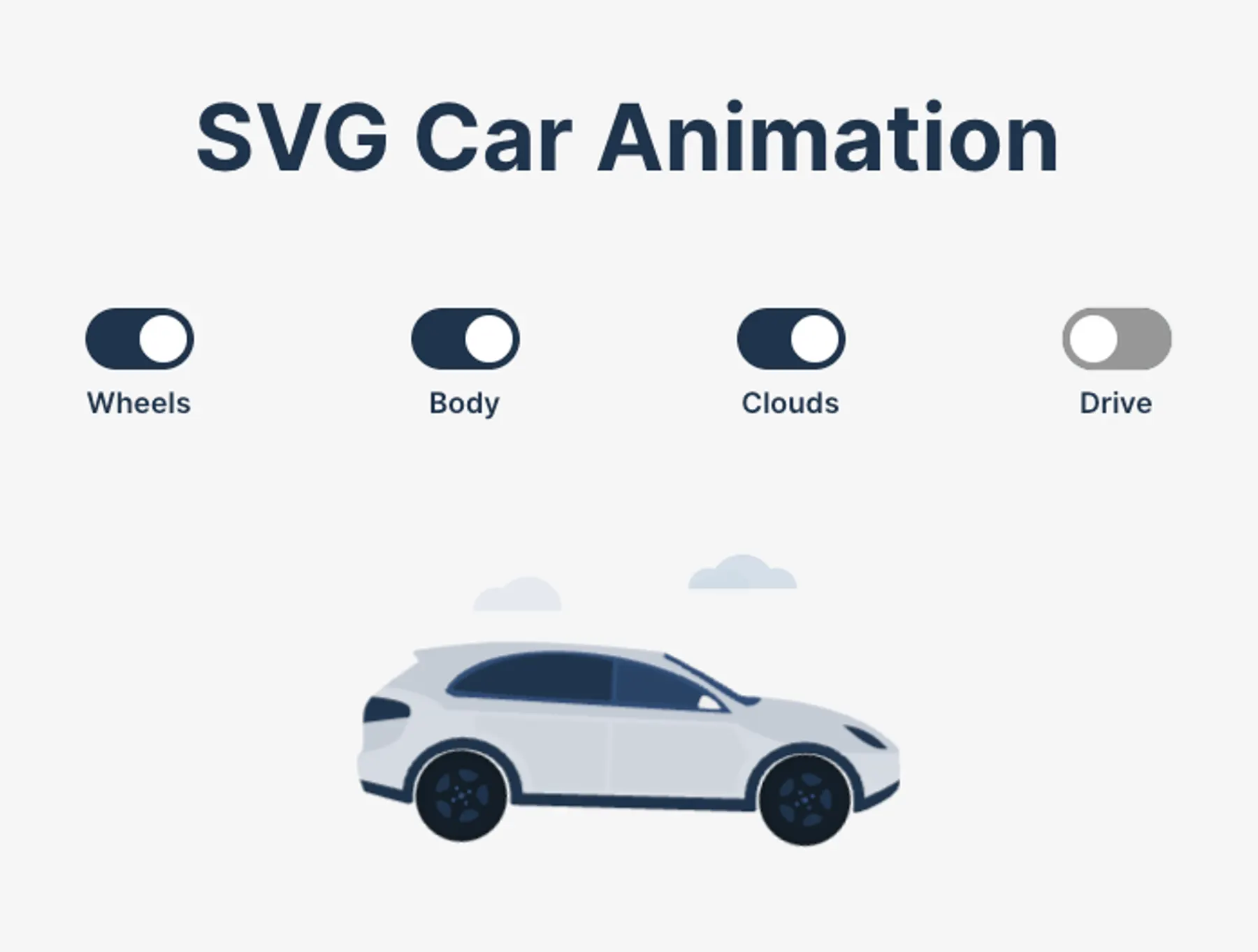 Animated SVG Car Component - cover image